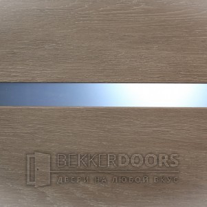 Дверь DUPLEX ПО Дуб Шале седой стекло Мателюкс