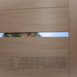 Дверь DUPLEX  в цвете Капучино стекло Мателюкс