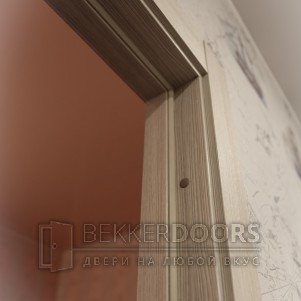 Дверь DUPLEX  в цвете Капучино стекло Мателюкс