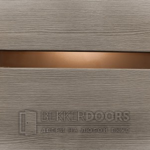 Дверь DUPLEX  в цвете Капучино стекло Мателюкс