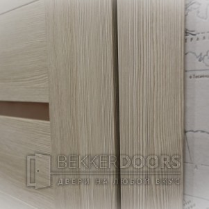 Дверь DUPLEX  в цвете Капучино стекло Мателюкс