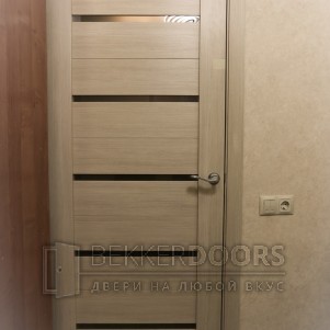 Дверь DUPLEX Капучино стекло Мателюкс