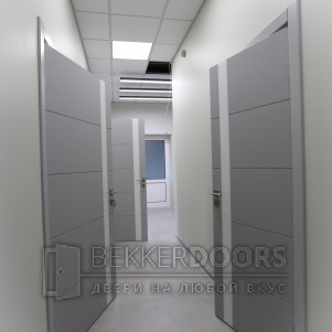 Дверь 50ДО02 Тривиа Эмаль светло-серая