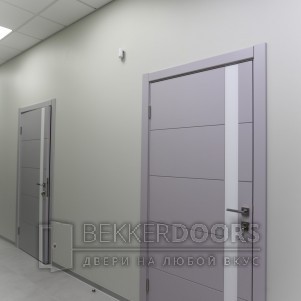 Дверь 50ДО02 Тривиа Эмаль светло-серая