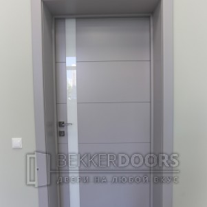 Дверь 50ДО02 Тривиа Эмаль светло-серая