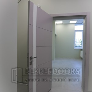 Дверь 50ДО02 Тривиа Эмаль светло-серая