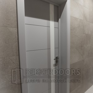 Дверь 50ДО02 Тривиа Эмаль светло-серая