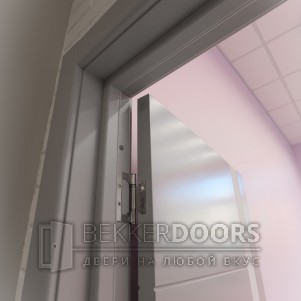 Дверь 50ДО02 Тривиа Эмаль светло-серая