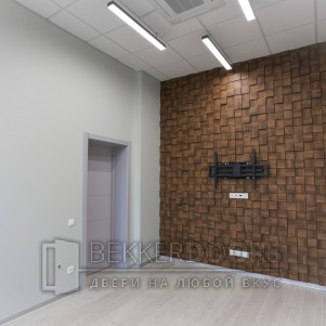 Дверь 50ДО02 Тривиа Эмаль светло-серая