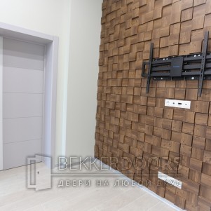 Дверь 50ДО02 Тривиа Эмаль светло-серая
