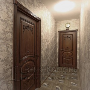 Дверь ПГ ВИТЕЛИЯ  (Дуб янтарный патина черная)