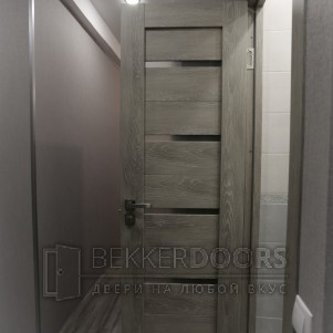 Дверь DUPLEX  в цвете Дуб Шале седой ст. Мателюкс