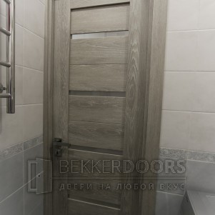 Дверь DUPLEX  в цвете Дуб Шале седой ст. Мателюкс