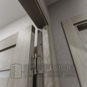 Дверь DUPLEX  в цвете Дуб Шале седой ст. Мателюкс