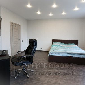 Дверь ПО DUPLEX 2 Мателюкс в цвете Дуб шале седой