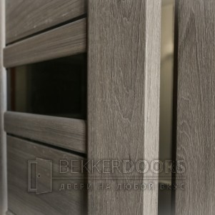 Дверь ХИЛЬДА ПО 131 Дуб винтаж черный лакобель