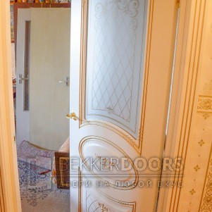 ВИТЕЛИЯ,стекло сатинат фотопечать,цвет Белое дерево патина зол.