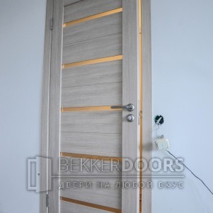 DUPLEX1 со стеклом Мателюкс,цвет Капучино