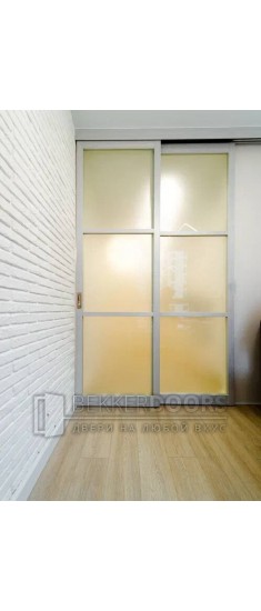 Двухстворчатая раздвижная перегородка №114555