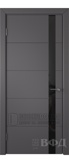 Дверь 50ДО06 Тривиа Эмаль графит