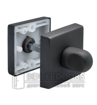 Завёртка сантехническая  LUX-WC-SQ NERO черный