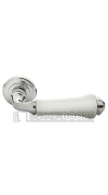 Дверная ручка MH-41-CLASSIC PC/W хром/белый Дверная ручка MH-41-CLASSIC PC/W хром/белый