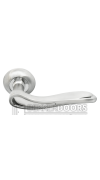 Дверная ручка MH-26 SC/CP матовый хром/полированный хром
