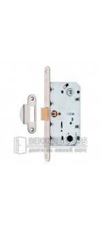Сантехническая защелка  PVC ITAROS 96х50 белый никель SN