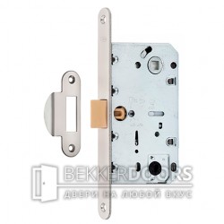 Сантехническая защелка  PVC ITAROS 96х50 белый никель SN