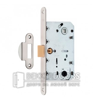 Сантехническая защелка  PVC ITAROS 96х50 белый никель SN