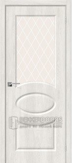 Дверь Скинни-21 Casablanca White Сrystal