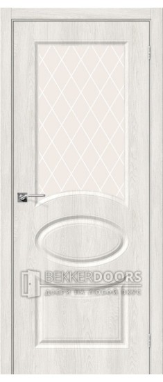 Дверь Скинни-21 Casablanca White Сrystal