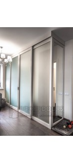 Угловая раздвижная перегородка №106888
