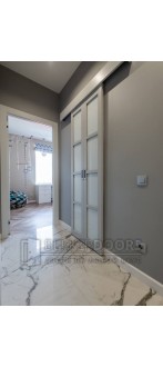 Двухстворчатая раздвижная перегородка  №109555