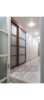 Двухстворчатая раздвижная перегородка №106333