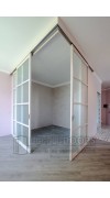 Угловая раздвижная перегородка №110222