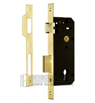 Корпус замка ИТАРОС 85x45-1П золото